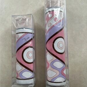 Emilio Pucci thermos Pink and Purple‎ Patterned Bottle